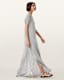 Thea Sparkle Sheer Maxi Dress
