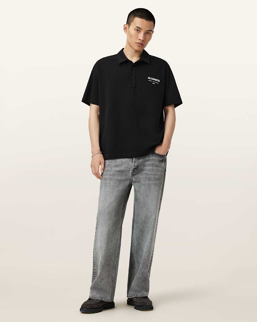 Underground Logo Relaxed Fit Polo Shirt