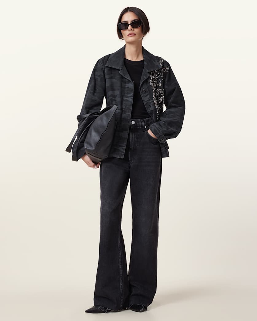 Finch Camouflage Denim Jacket