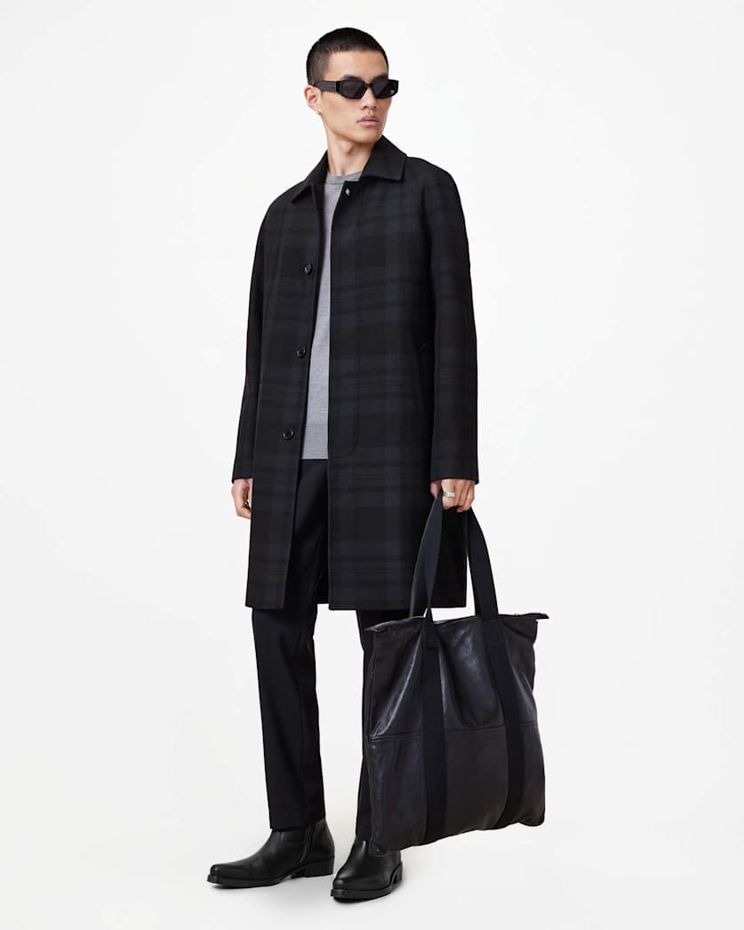 Marton Checked Relaxed Fit Coat