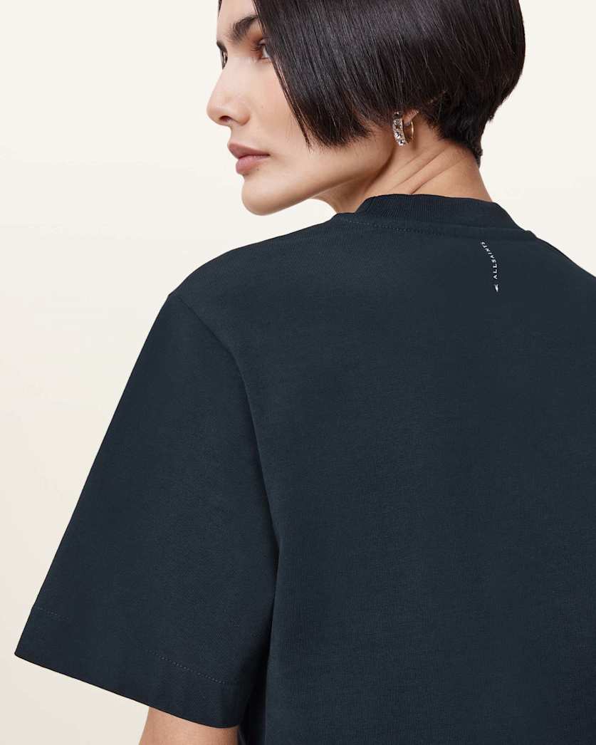 Lottie Crew Neck Cropped T-Shirt