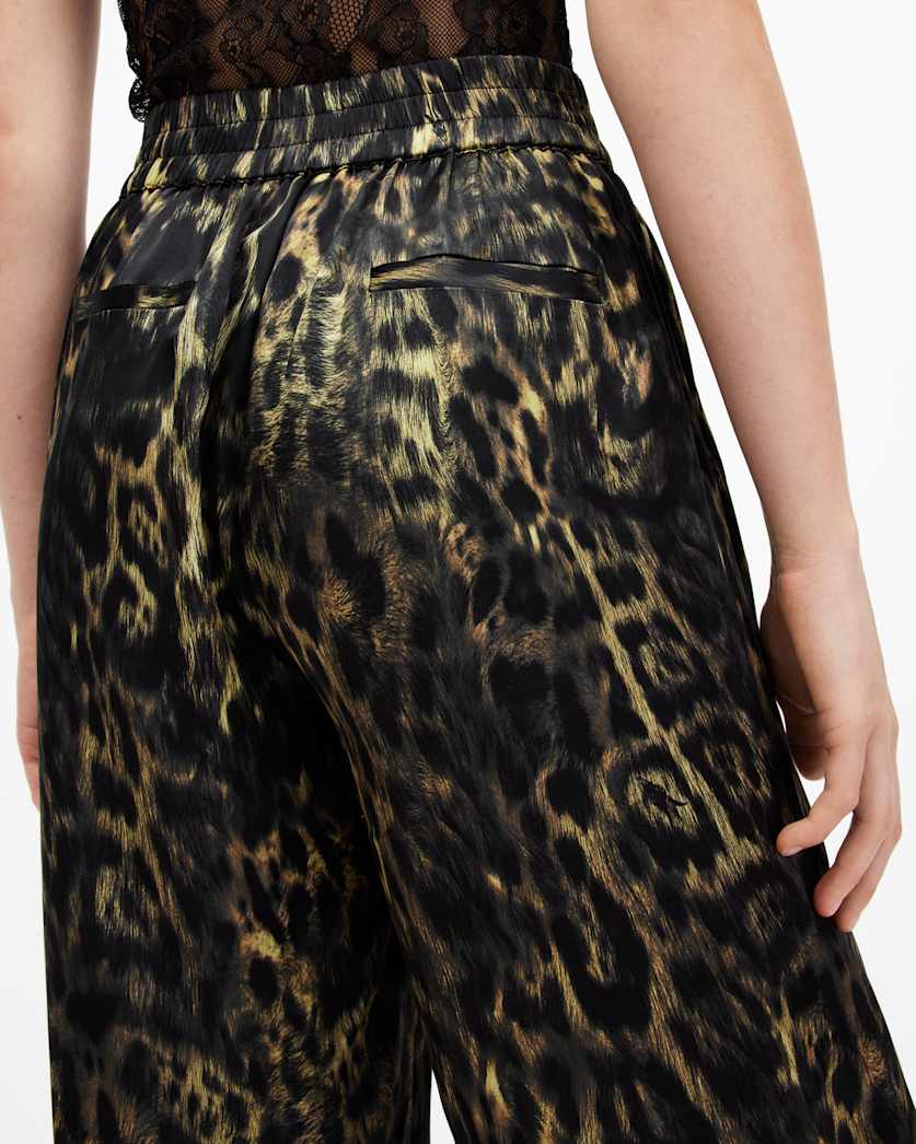 Charli Silk Blend Wide Leg Trousers